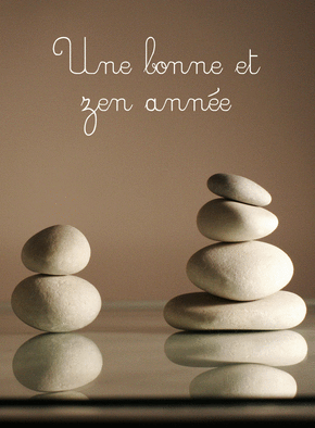 Carte Une Bonne Et Zen Année : Envoyer une Carte De Voeux 2021 dès 0,99